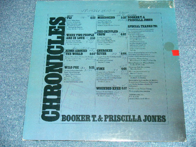 画像: BOOKER T. & PRISCILLA JONES - CHRONICLES / 1973 US ORIGINAL White Label PROMO Used LP 