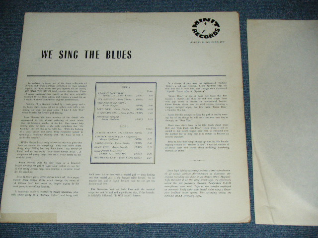 画像: VA OMNIBUS - WE SING THE BLUES / 1963 US ORIGINAL MONO Used LP 