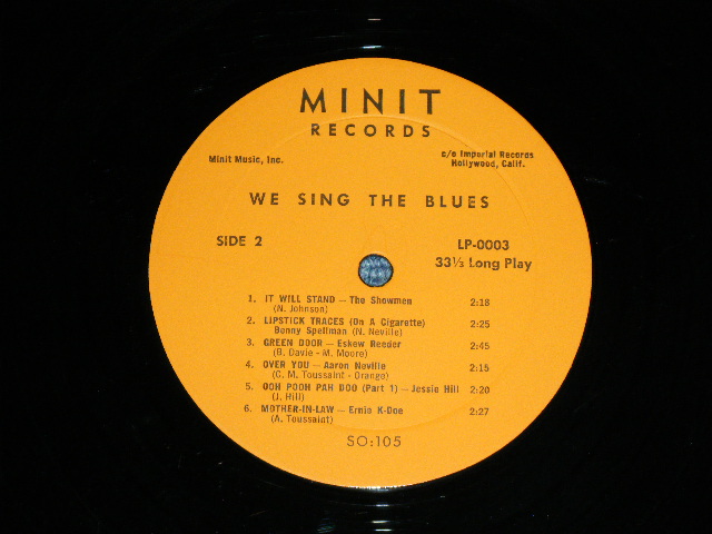 画像: VA OMNIBUS - WE SING THE BLUES / 1963 US ORIGINAL MONO Used LP 