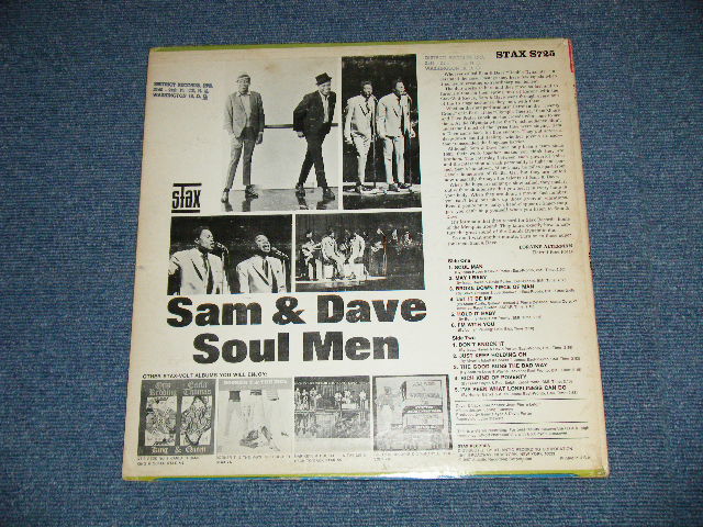 画像: SAM & DAVE - SOUL MEN  ( Matrix #  A) ST-STX671119A A-T  LW/B) ST-STX671120A A-T  LW)  ( Ex+/Ex+ Looks*Ex ) / 1967  US AMERICA ORIGINAL "STEREO"  "1841 BROADWAY YELLOW LABEL" Used LP 