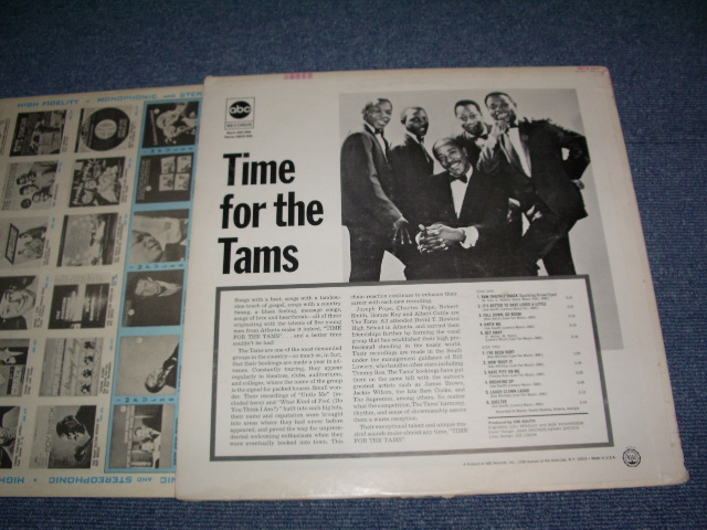 画像:  TAMS - TIMES FOR THE TAMS / 1967 US ORIGINAL LP 