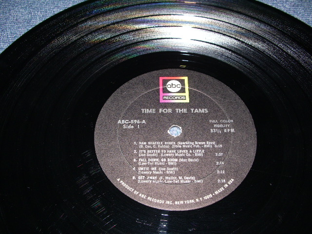 画像:  TAMS - TIMES FOR THE TAMS / 1967 US ORIGINAL LP 