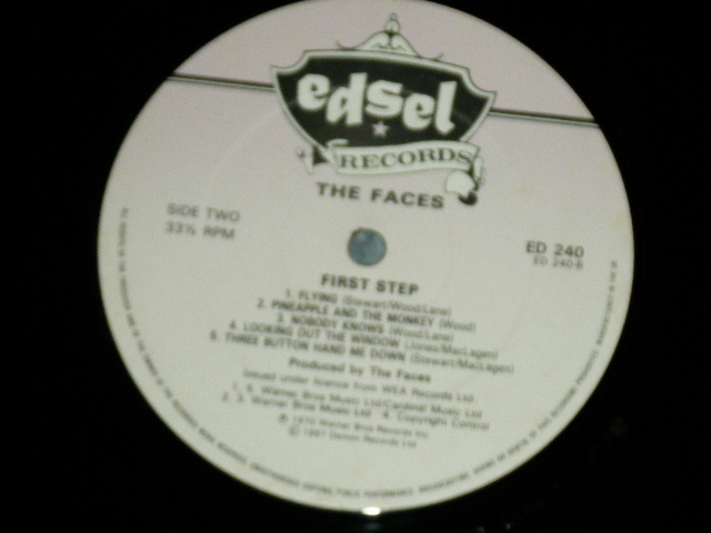 画像: FACES - FIRST STEP  (Ex++/MINT-) / 1987  UK ENGLAND REISSUE  Used LP