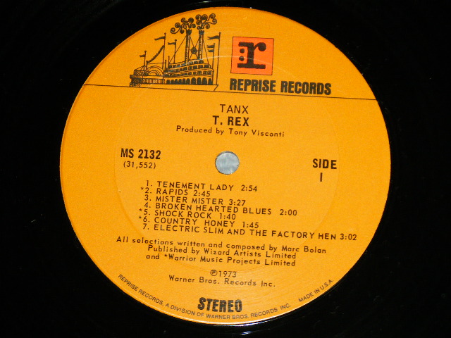 画像: T-REX  -  TANX  : With POSTER (MATRIX # A) MS 2132 31552-1 /B) MS 2132 31553-1x) ( Ex+++/MINT-) / 1973 US AMERICA ORIGINAL  Used LP