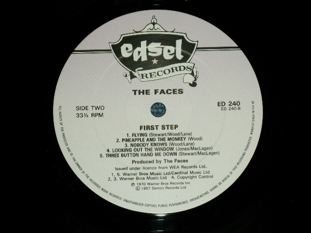 画像: FACES - FIRST STEP (MINT-/MINT-) / 1987  UK ENGLAND REISSUE  Used LP
