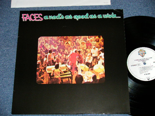 画像1: FACES - A NOD IS AS GOOD AS WINK ...TO A BLIND HORSE ( Ex+++/MINT-) / GERMANY GERMAN REISSUE Used LP  