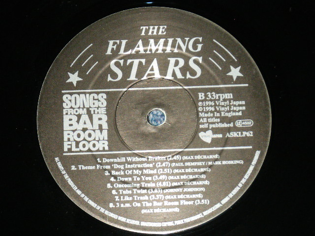 画像: The  FLAMING STARS - SONGS FROM THE BAR ROOM FLOOR ( MINT-/MINT-) /  1996 UK ENGLAND ORIGINAL Used LP 