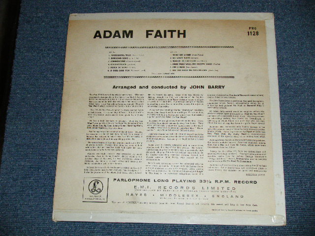 画像: ADAM FAITH - ADAM FAITH ( Ex++,Ex/Ex++ Looks:Ex+) / 1960 UK ENGLAND  ORIGINAL "GOLD Parlophone Label" MONO Used LP 