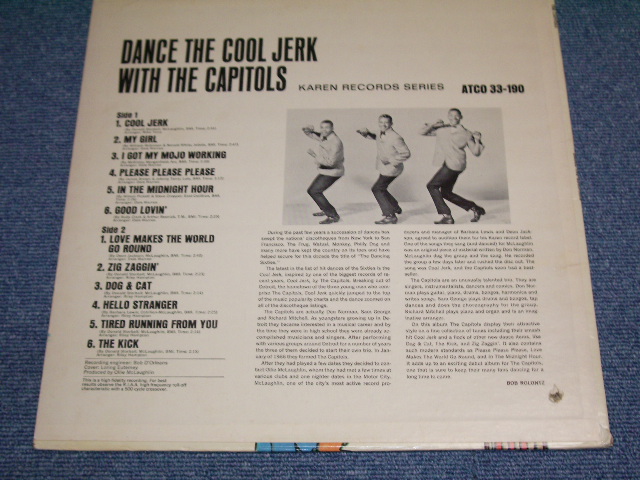 画像: THE CAPITOLS - COOL JERK (Ex++/Ex+++) / 1966 US AMERICA ORIGINAL "WHITE LABEL PROMO" Mono  Used LP