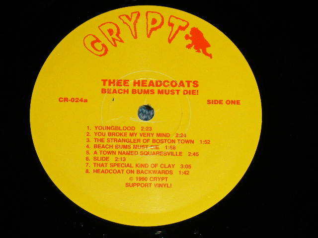 画像: THEE  HEADCOATS - BEACH BUMS MUSTDIE ( Ex+++MINT-) /  1990 US AMERICA   ORIGINAL  Used LP 