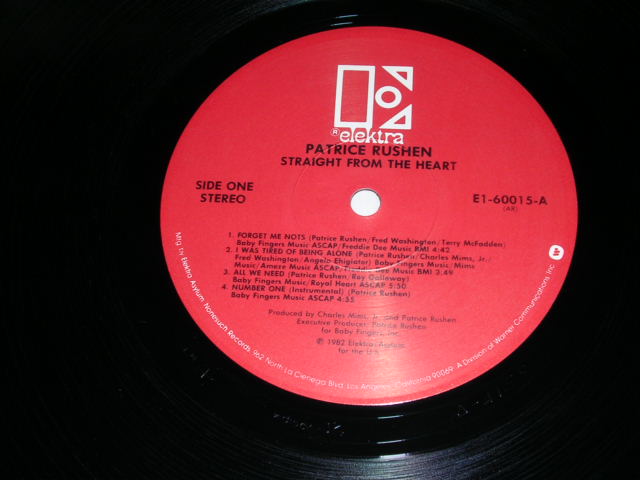 画像: PATRICE RUSHEN - STRAIGHT FROM THE HEART / 1982 US AMERICA ORIGINAL Used LP 