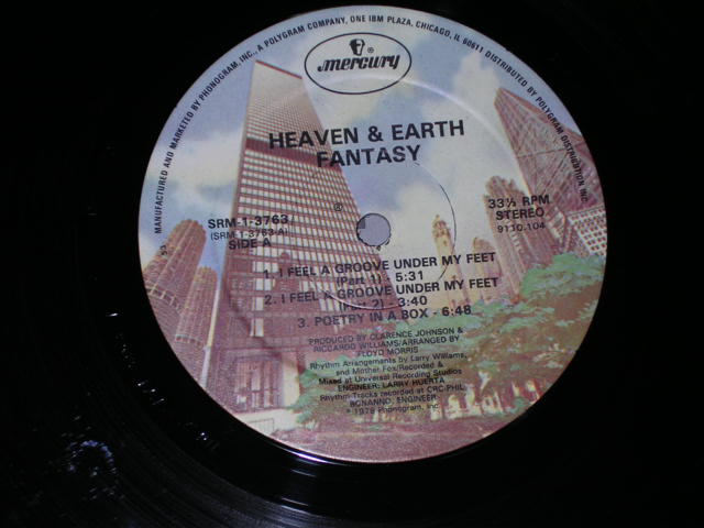 画像:  HEAVEN & EARTH - FANTASY / 1979  US AMERICA ORIGINAL Used  LP 