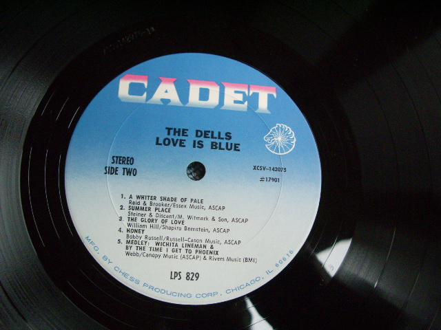 画像: THE DELLS - LOVE IS BLUE / 1969  US AMERICA ORIGINAL Used  LP 