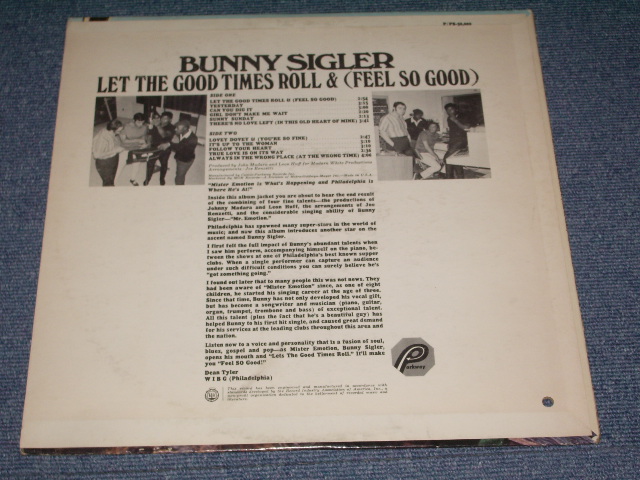 画像: BUNNY SIGLER - LET THE GOOD TIMES ROLL & (FEEL SO GOOD) / 1967 US AMERICA ORIGINA STEREO  Used LP 