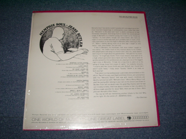 画像: JESSE BUTLER - MEMPHIS SOUL / 1966  US AMERICA ORIGINAL STEREO  Used LP 