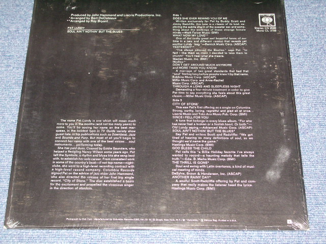 画像: PAT LUNDY - SOUL AIN'T NOTHIN' BUT THE BLUES / 1968 US AMERICA ORIGINAL STEREO Used LP 