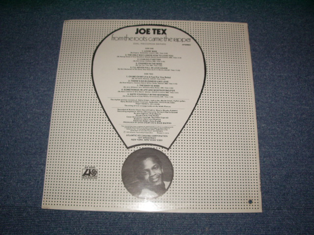 画像: JOE TEX - FROM THE ROOTS CAME THE RAPPER  (SEALED) / 1972 US AMERICA ORIGINAL "BRAND NEW SEALED"  LP 