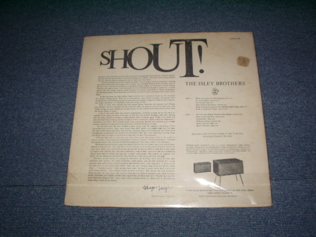 画像: THE ISLEY BROTHERS - SHOUT! / 1959  US AMERICA ORIGINAL MONO Used LP 