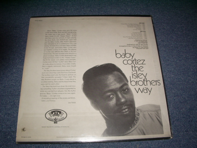 画像: BABY CORTEZ ( ISLEY BROTHERS WORKS) - THE ISLEY BROTHERS WAY / 1970  US AMERICA ORIGINAL MONO Used LP 