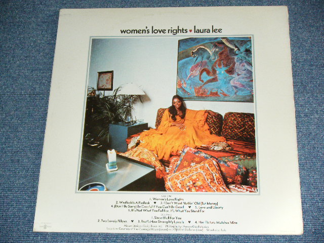 画像: LAURA LEE - WOMAN'S LOVE RIGHTS  ( Ex+/MINT- ) / 1971  US AMERICA ORIGINAL Used  LP 