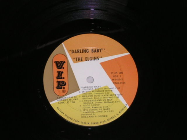 画像: THE ELGINS - DARLING BABY / 1966 US AMERICA ORIGINAL MONO Used LP 