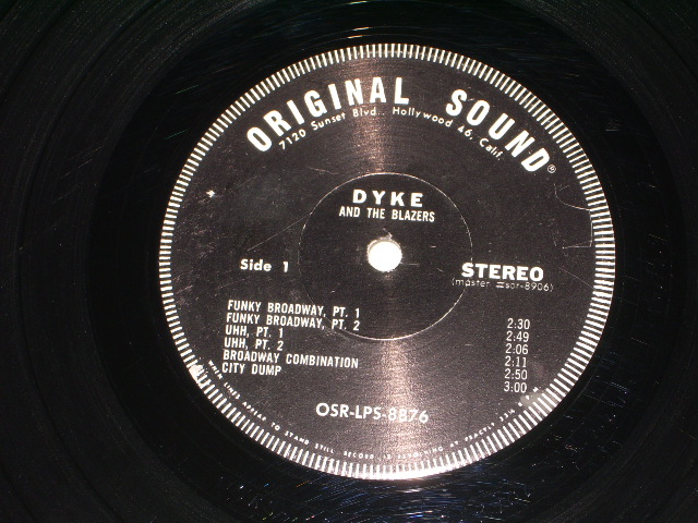 画像: DYKE & THE BLAZERS - THE FUNKY BROADWAY! / 1967  US AMERICA ORIGINAL STEREO  Used LP 