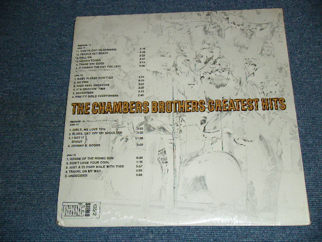 画像: THE CHAMBERS BROTHERS - GREATEST HITS / 1970 US AMERICA ORIGINAL "BRAND NEW SEALED"  LP 