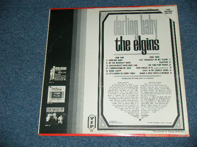 画像: THE ELGINS - DARLING BABY / 1966 US AMERICA ORIGINAL Used LP 