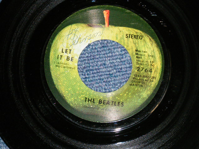 画像: The BEATLES - LET IT BE : YOU KNOW MY NAME   ( VG+++/Ex++;) / 1970 US AMERICA ORIGINAL Used 7" Single With PICTURE SLEEVE 