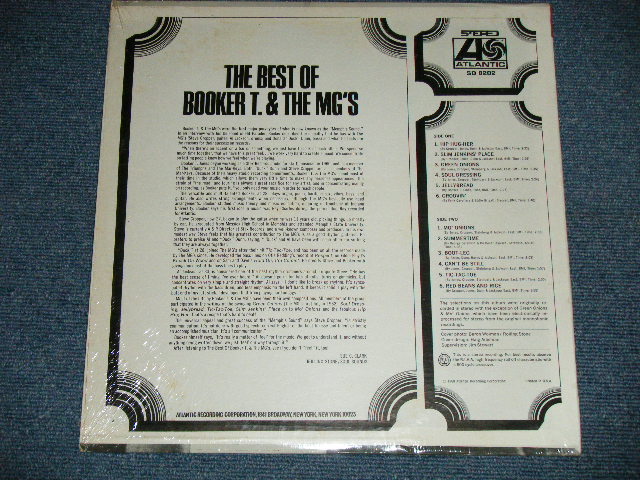 画像:   BOOKER T.& THE MG'S - THE BEST OF  ( Matrix # -A)  STA 681365 3S /B) STA 681366 2S) ( Ex++/Ex+++, A-1:Ex++  :EDSP ) / 1970 US AMERICA  2nd Press "RED & GREEN with 1841 Address Label" " Used LP 