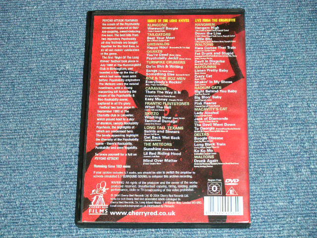 画像: v.a. OMNIBUS - PSYCHO ATTACK : Live From The HUMMINGBIRD CLUB & The CHARLOTTE : ...The BEST OF PSYCHOBILLY (NEW) / EUROPE "REGION FREE"  "Brand New" DVD 