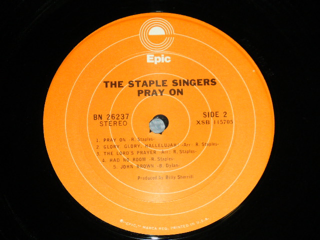 画像: The STAPLE SINGERS - BE WHAT YOU ARE (MINT-/MINT- ;Looks:Ex+++ BB) / 1973 US AMERICA  ORIGINAL "YELLOW  Label" Used LP 