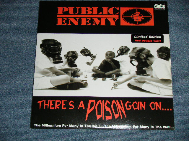 画像: PUBLIC ENEMY - THERE'S A POISON GOIN ON ...(Ex+++/MINT-)  / 1999 US AMERICA  ORIGINAL  Limited   "RED WAX Vinyl"  Used 2-LP's 
