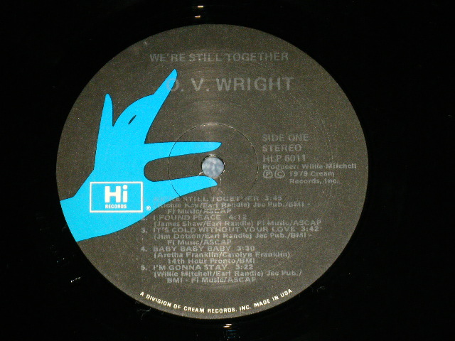 画像: O.V. WRIGHT - WE'RE STILL TOGETHER ( Ex++/MINT- : BB, EDSP)  / 1979 US AMERICA  ORIGINAL  Used LP