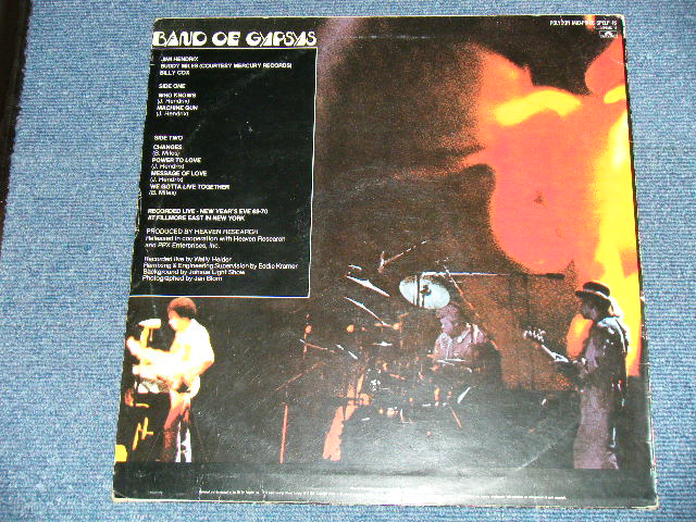 画像: JIMI HENDRIX - BAND OF GYPSYS   ( Ex/Ex++)  / UK ENGLAND REISSUE Used LP