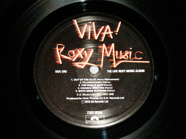 画像: ROXY MUSIC - VIVA! ROXY MUSIC ( Matrix # A) A 1 / B) B 1) ( Ex++/MINT-) / 1976 UK ENGLAND ORIGINAL 1st Press "CUSTOM Label" Used LP 