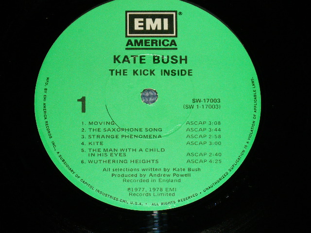 画像: KATE BUSH - THE KICK INSIDE   (Ex/MINT- ) / 1978 US AMERICA ORIGINAL Used LP 