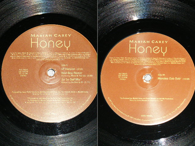 画像: MARIAH CAREY -  HONEY ( Ex+/Ex+++)  / 1997 US AMERICA ORIGINAL Used 2-12" / Double 12"  