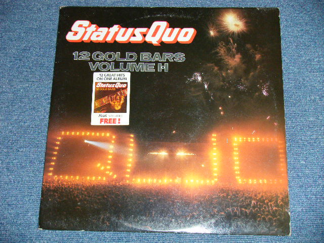 画像: STATUS QUO - 12 GOLDEN BARS VOLUME 1+1  ( Ex+/MINT- ) / 1984 UK ENGLAND ORIGINAL Used  2-LP 