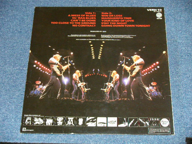 画像: STATUS QUO - BACK TO BACK (Matrix #  A//4 / B//2 )  ( Ex++/MINT- ) / 1983 UK ENGLAND ORIGINAL Used LP 
