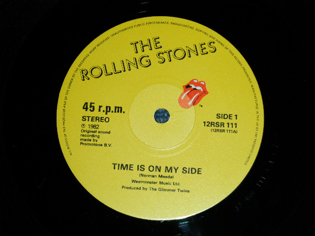 画像: ROLLING STONES -  TIME IS ON MY SIDE  (Ex++/MINT) / 1982 UK ENGLAND  ORIGINAL Used 12" SINGLE 