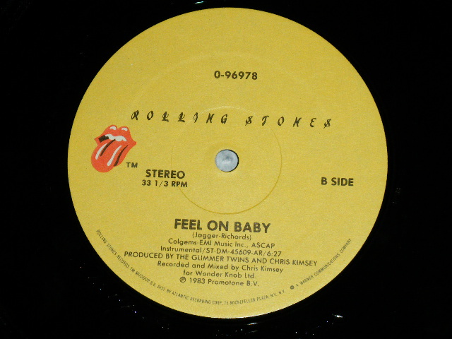 画像: ROLLING STONES - UNDERCOVER OF THE NIGHT  (Ex++/MINT) / 1983 US AMERICA  ORIGINAL Used 12" SINGLE 