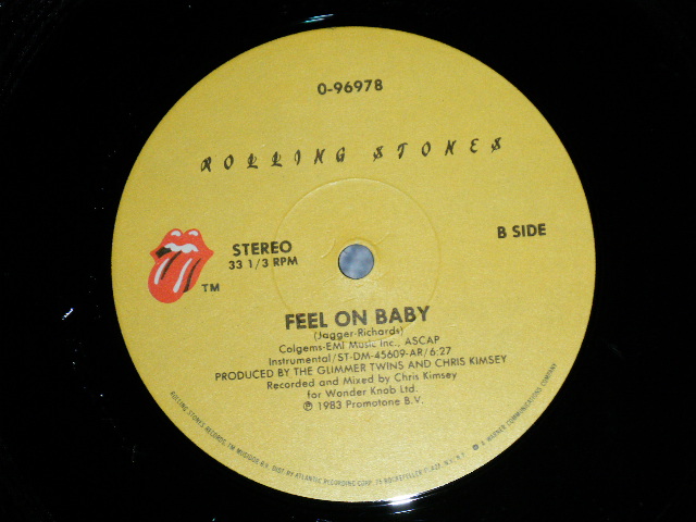 画像: ROLLING STONES - UNDERCOVER OF THE NIGHT  (Ex++/MINT) / 1983 US AMERICA  ORIGINAL Used 12" SINGLE 