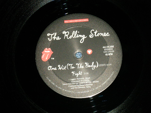 画像: ROLLING STONES - ONE HIT (Ex++/MINT) / 1986 US AMERICA  ORIGINAL Used 12" SINGLE 