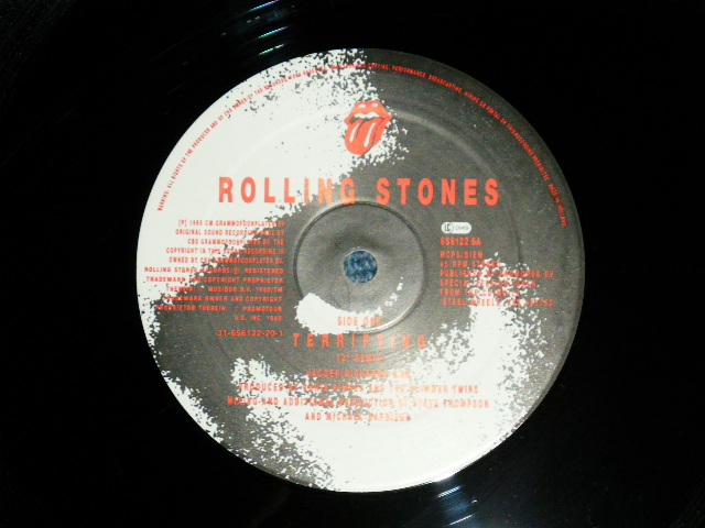 画像: ROLLING STONES - TERRIERING (MINT-/MINT) / 1989 UK ENGLAND  ORIGINAL Used 12" SINGLE 