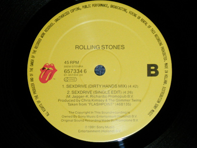 画像: ROLLING STONES - SEXDRIVE  (NEW  / 1991  HOLLAND  ORIGINAL "BRAND NEW  12" SINGLE 