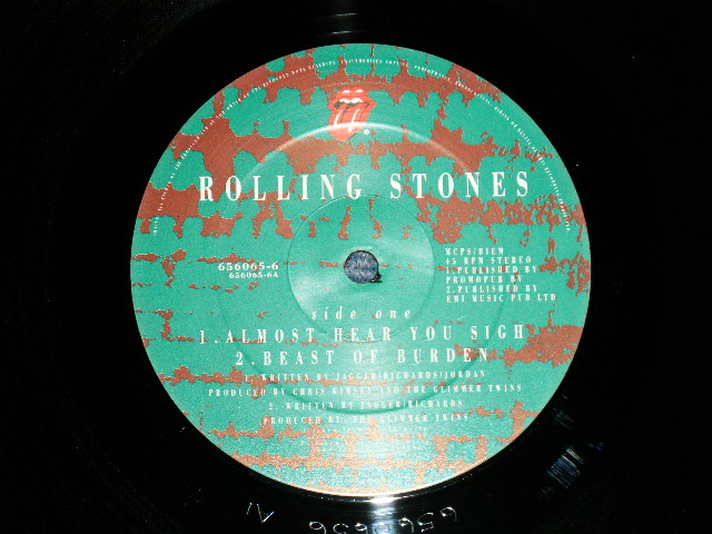 画像: ROLLING STONES - ALMOST HEAR YOU SIGH (Ex+++/MINT-) / 1989 UK ENGLAND  ORIGINAL Used  12" SINGLE 