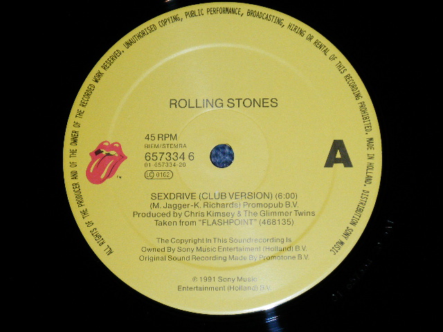 画像: ROLLING STONES - SEXDRIVE  (NEW  / 1991  HOLLAND  ORIGINAL "BRAND NEW  12" SINGLE 