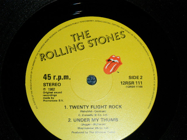 画像: ROLLING STONES -  TIME IS ON MY SIDE  (Ex++/MINT) / 1982 UK ENGLAND  ORIGINAL Used 12" SINGLE 