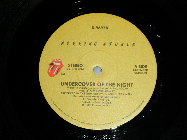 画像: ROLLING STONES - UNDERCOVER OF THE NIGHT  (MINT/MINT) / 1983 US AMERICA  ORIGINAL Used 12" SINGLE 